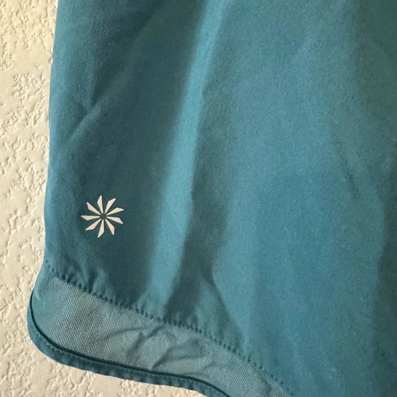 Athleta Mesh Racer Mid Rise 4 Short - Picture 3 of 4